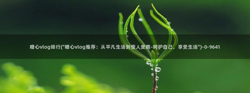 糖心必出精品